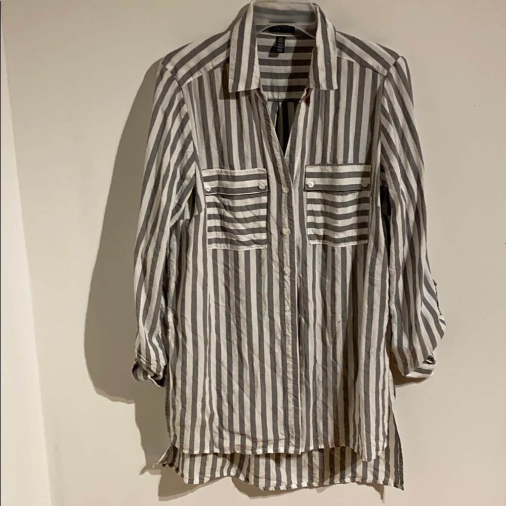 Oversized tunic blouse